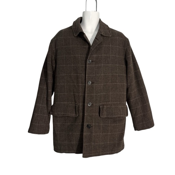 MacMor Private Collection, Wool Cashmere Blend Over Coat, men’s size 38R - Picture 1 of 11